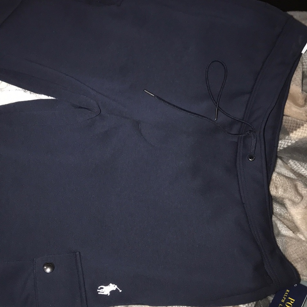 Navy blue Polo sweatpants